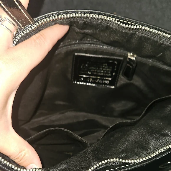 Coach Black and Tan Signature Tote - Picture 8 of 8